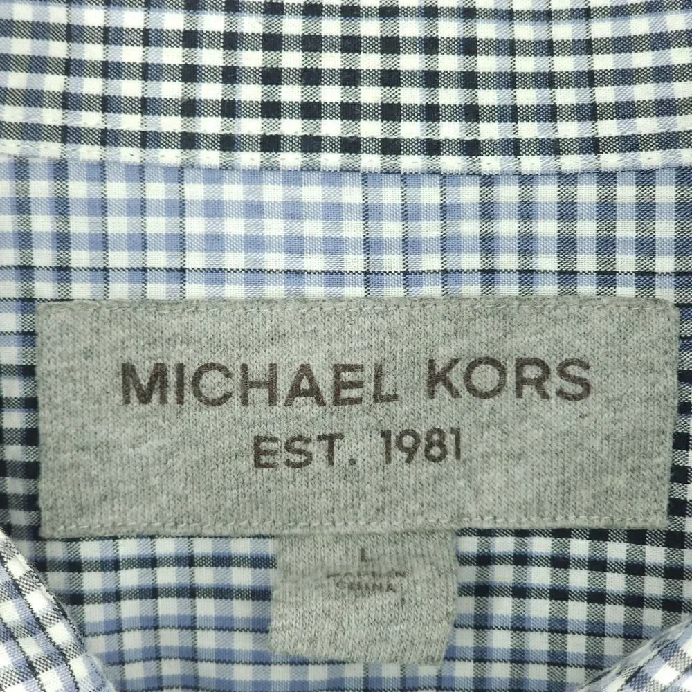 Vintage Michael Kors Large Men's Plaid Button Down